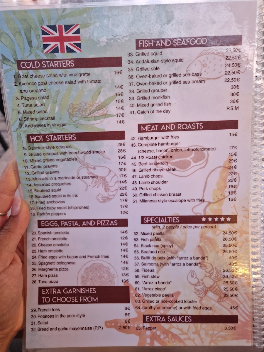 Menu Restaurant Cala Martina-8